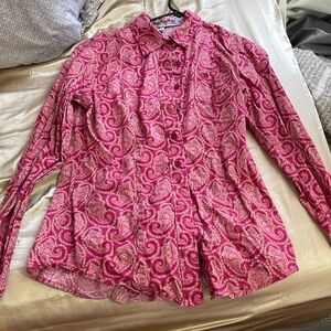 Pink cinch long sleeve